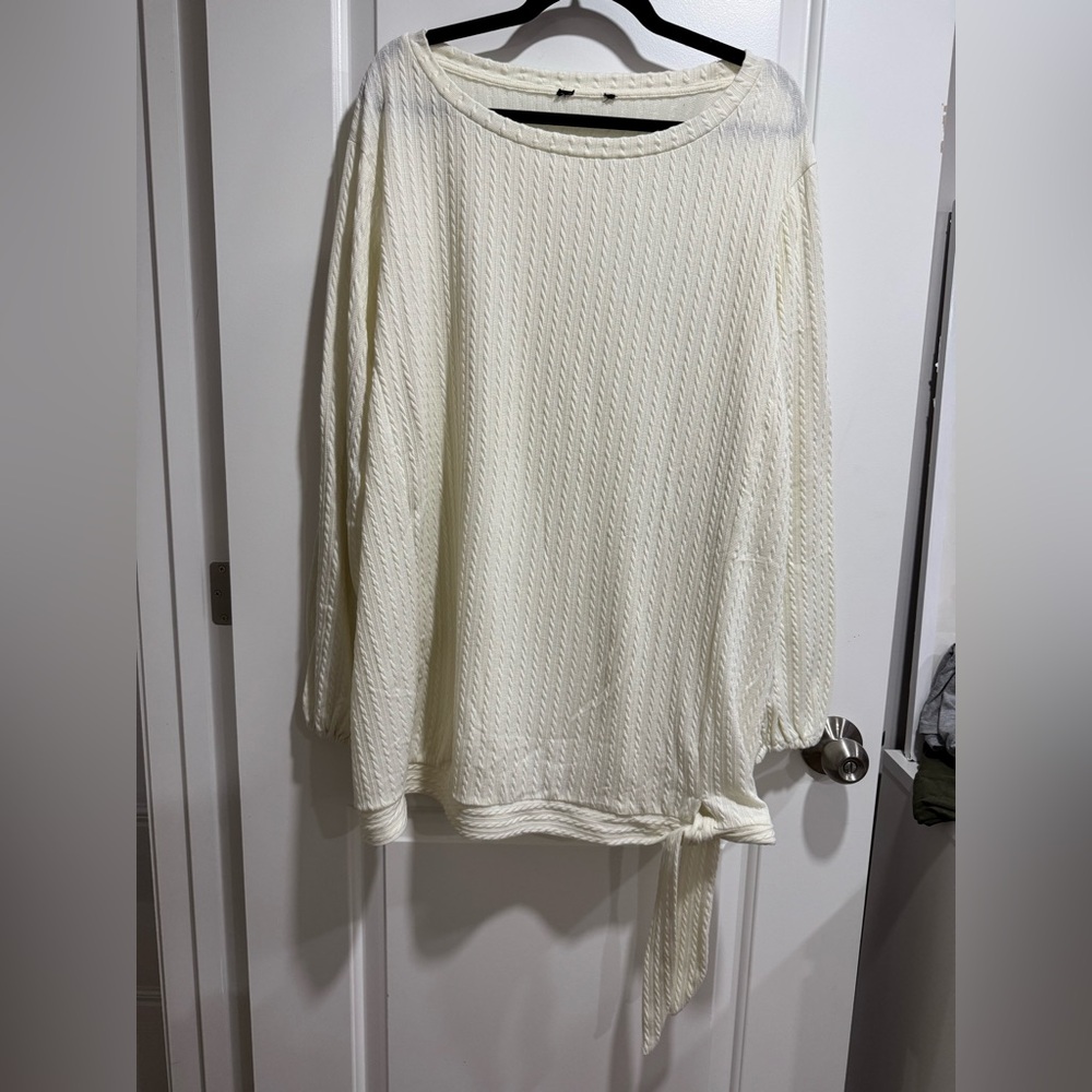 Elegant Cream Women's Sweater